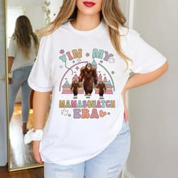 groovy in my mamasquatch era shirt, custom mama bigfoot tshirt