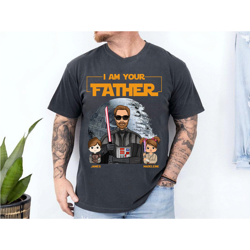 I Am Your Father Personalized Shirt, Dad Shirt, Fathers Day, Star Wars Father Shirt, Custom Shirt With Lightsabers,Daddy Shirt,Husband Shirt.jpg