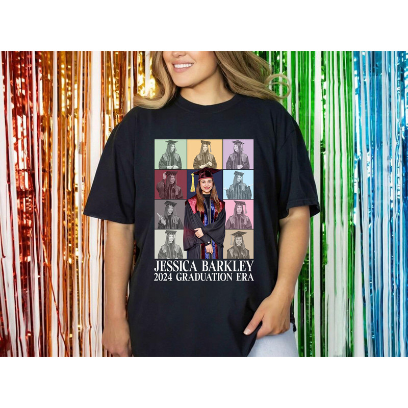 In My Graduation Era Shirt With Picture-Custom Photo Eras Tour Shirt For 2024 Senior, Graduation, Custom Photo Family Shirt, 2024 Graduation.jpg