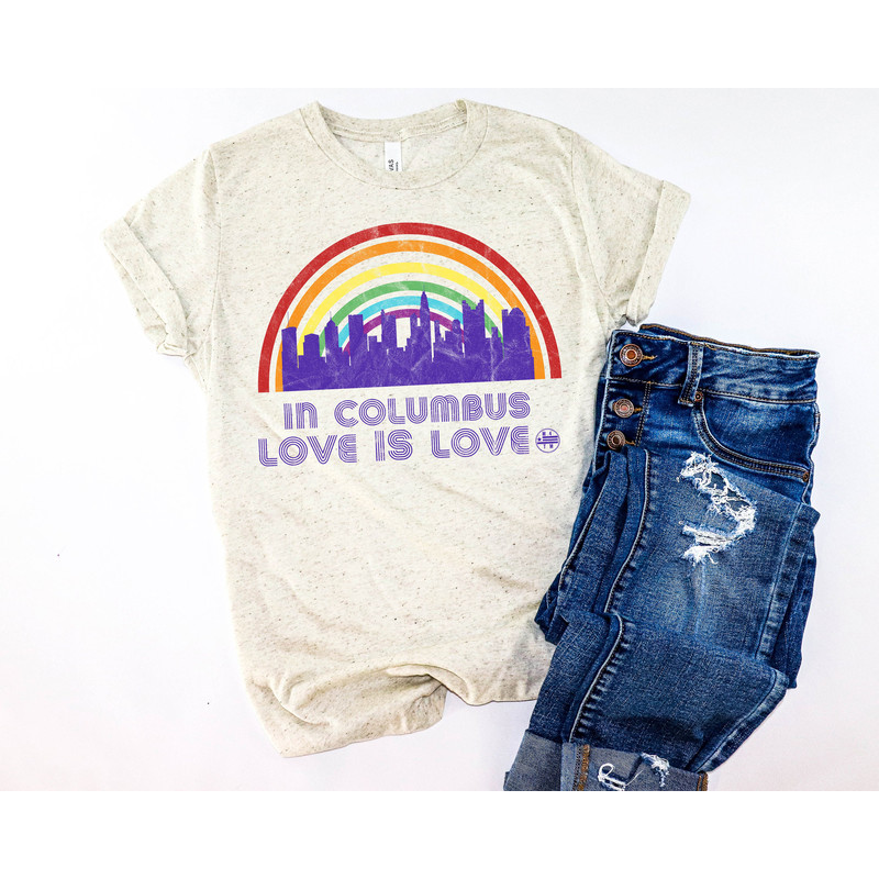 Columbus Pride Love is Love Shirt Gay Pride Shirt Pride Shirt Women Pride Shirt Men Pride Shirt LGBTQ Pride Bi Pride Tee.jpg