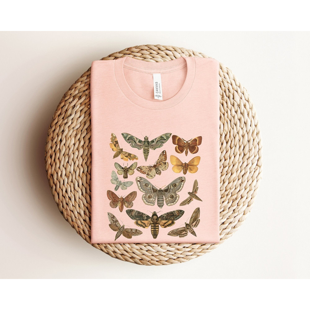 Aesthetic Bug Shirt, Moth Shirt, Light Academia Shirt, Insect Shirt, Cottage Core Shirt, Goblincore Clothing, Dark Academia Shirt, Butterfly.jpg