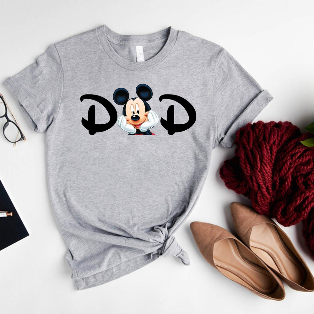 Disney Shirt for Dad, Mickey Mouse Dad Shirt, Birthday Gift for Dad, Disney Gift for Father, Mickey Dad Shirt.jpg