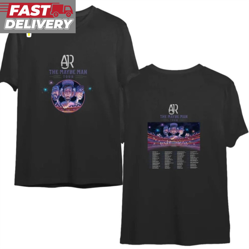 AJR Band The Maybe Man Tour 2024 Tour T-Shirt.jpg