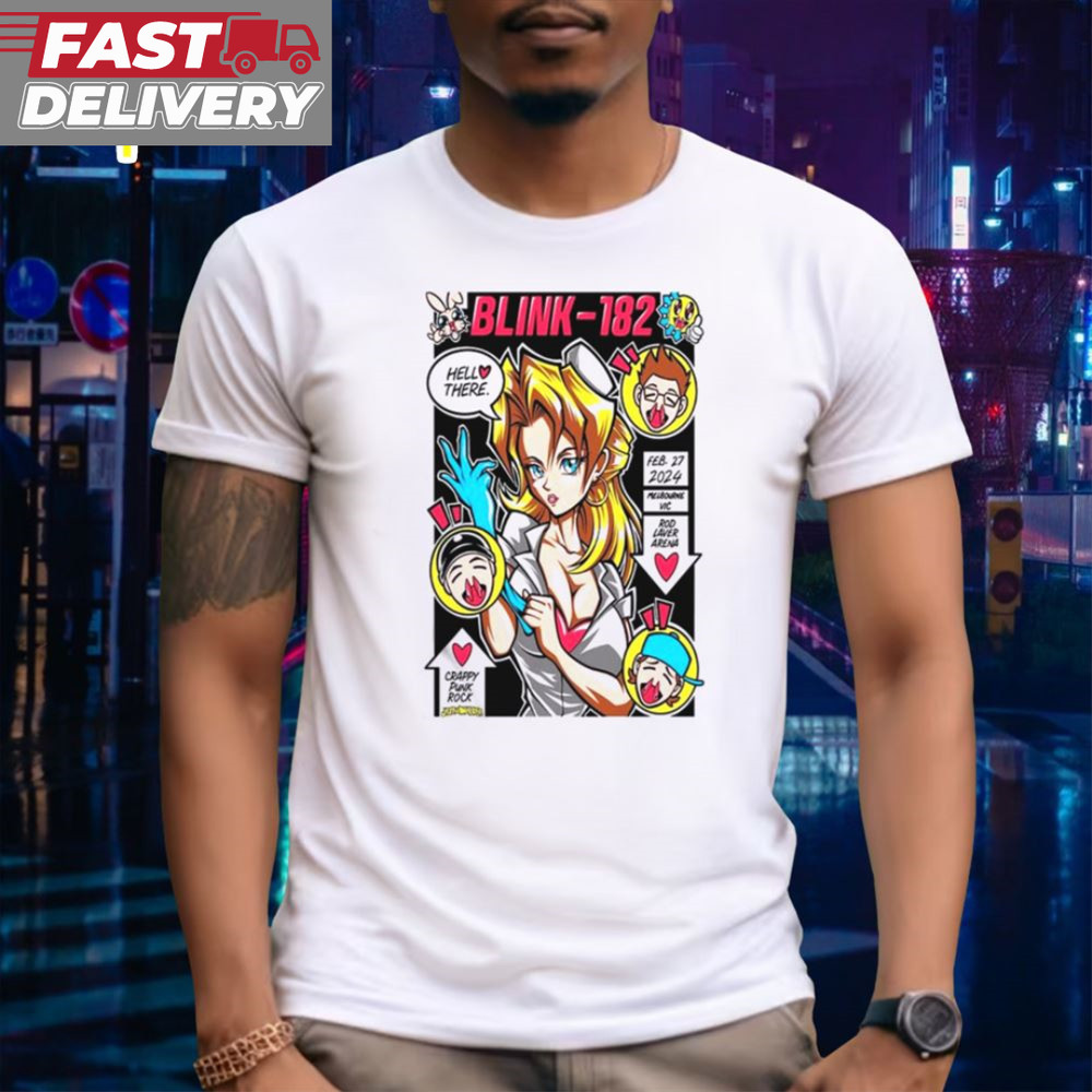 Blink-182 February 27, 2024 Rod Laver Arena Melbourne Vic, Australia T-Shirt.jpg