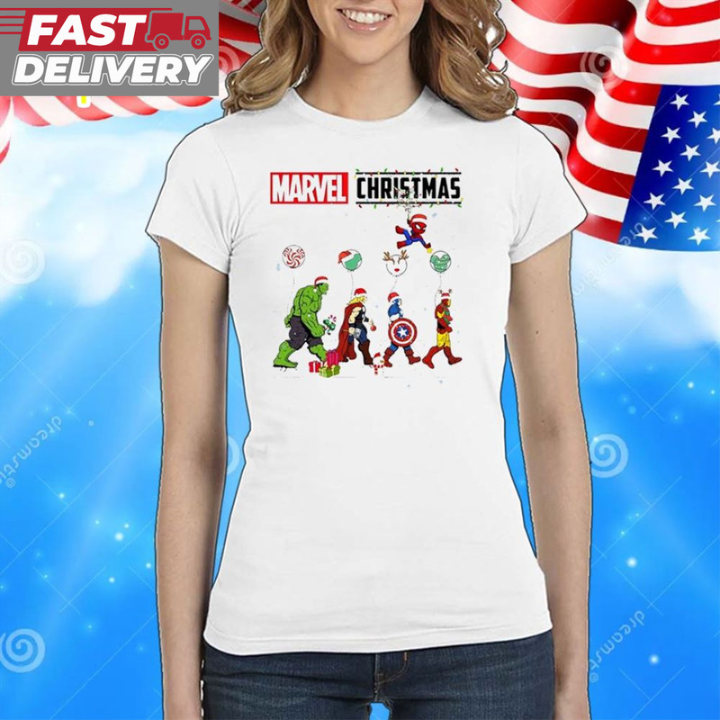 Cute Marvel Christmas 2024 Shirt.jpg