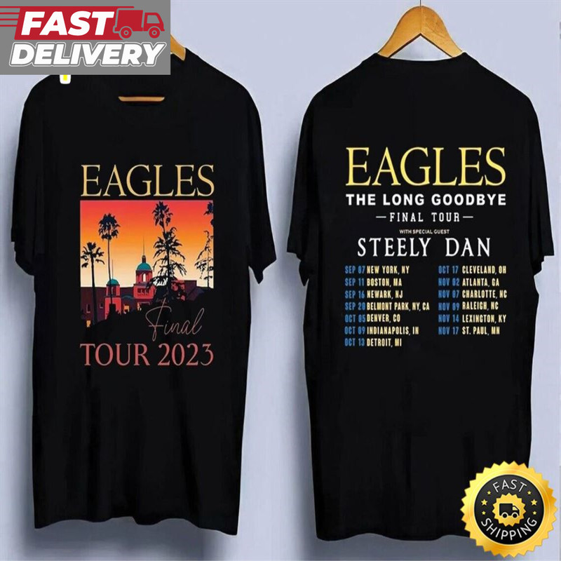 Eagles The Long Goodbye Tour 2023 Rock Band T-Shirt Gift For Fans.jpg