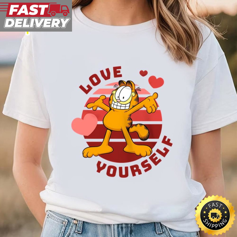 Garfield Love Yourself Valentine T-Shirt.jpg