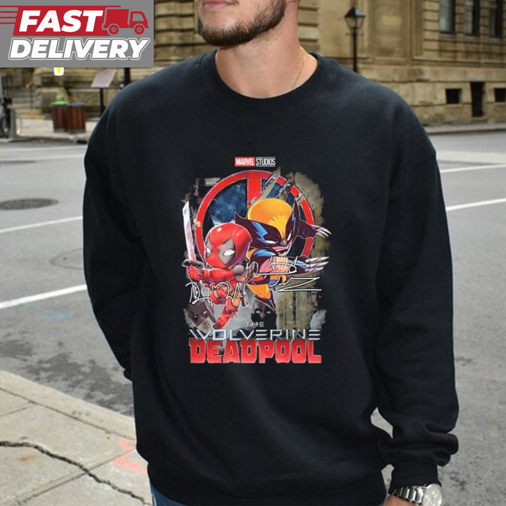 Marvel Studios The Wolverine Deadpool 3 Signatures Shirt.jpg