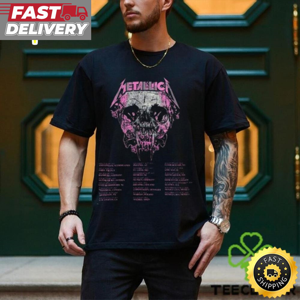 Metallica Skull Wherever I May Roam Merch, Metallica Band Metal Tour 2023 2024 Shirt.jpg