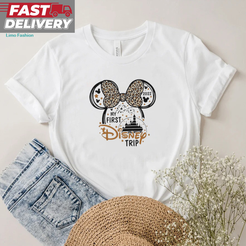 My First Disney Trip Mickey Mouse Disney World leopard Shirt.jpg