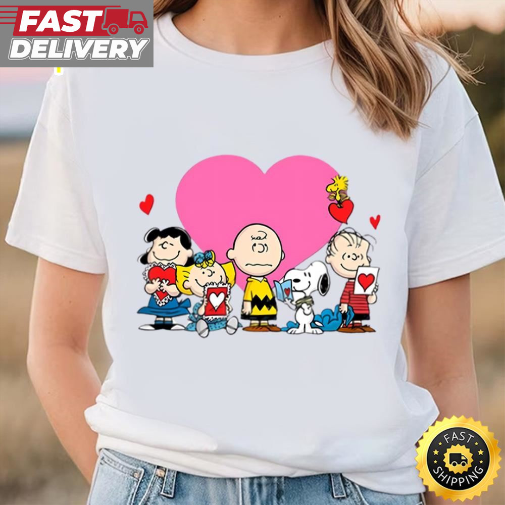 Peanuts Snoopy Valentine Day Sleeve Shirt.jpg
