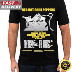 red hot chili peppers 2024 unlimited love tour 2024 shirts