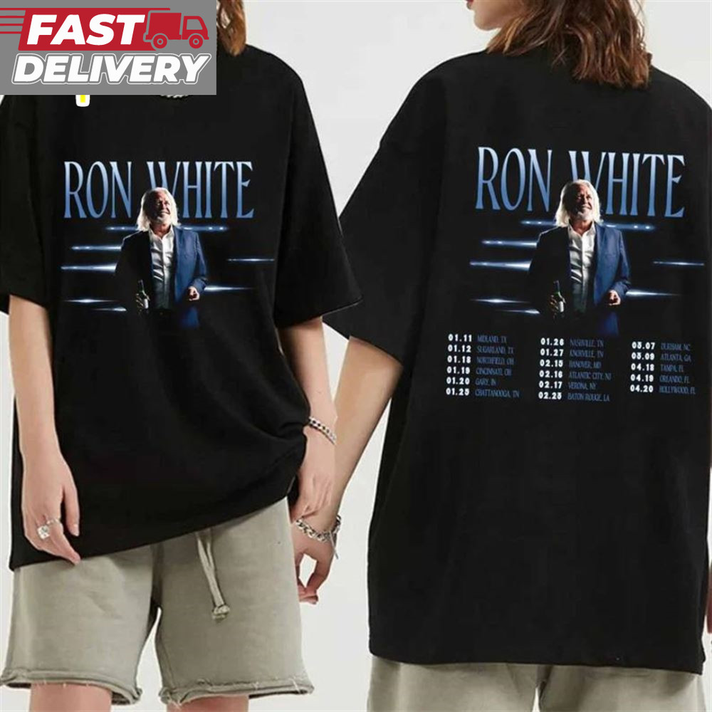Ron White 2024 Tour Black T-Shirt Gift Fans Music All Size.jpg