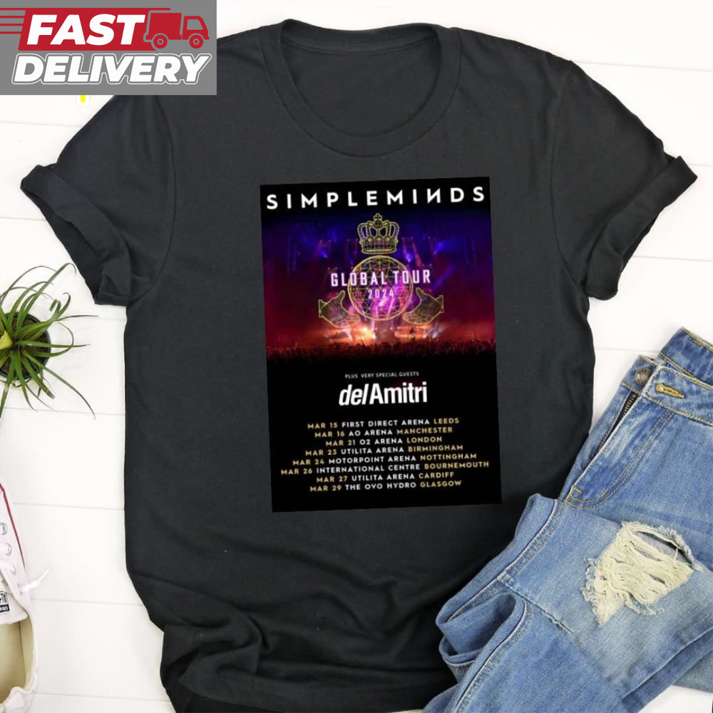SIMPLE MINDS Global Tour 2024 UK Tour Poster T-shirt.jpg