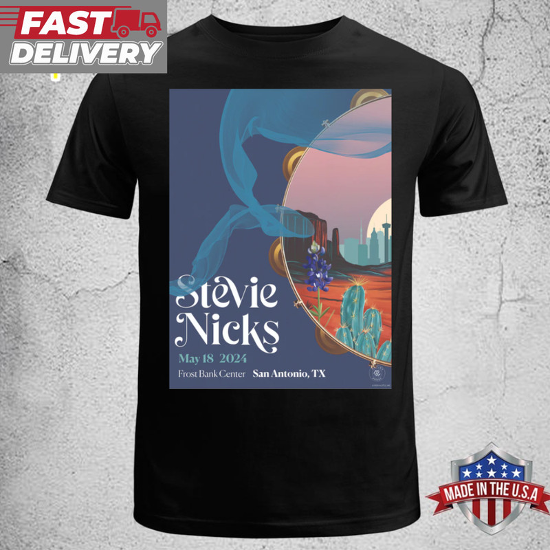 Stevie Nicks May 18, 2024 San Antonio Artist Proof T-shirt Unisex.png