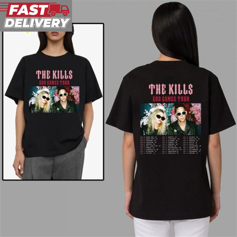 The Kills God Games New Song Wasterpiece Tour 2024 T-Shirt Gift Fans Music.jpg