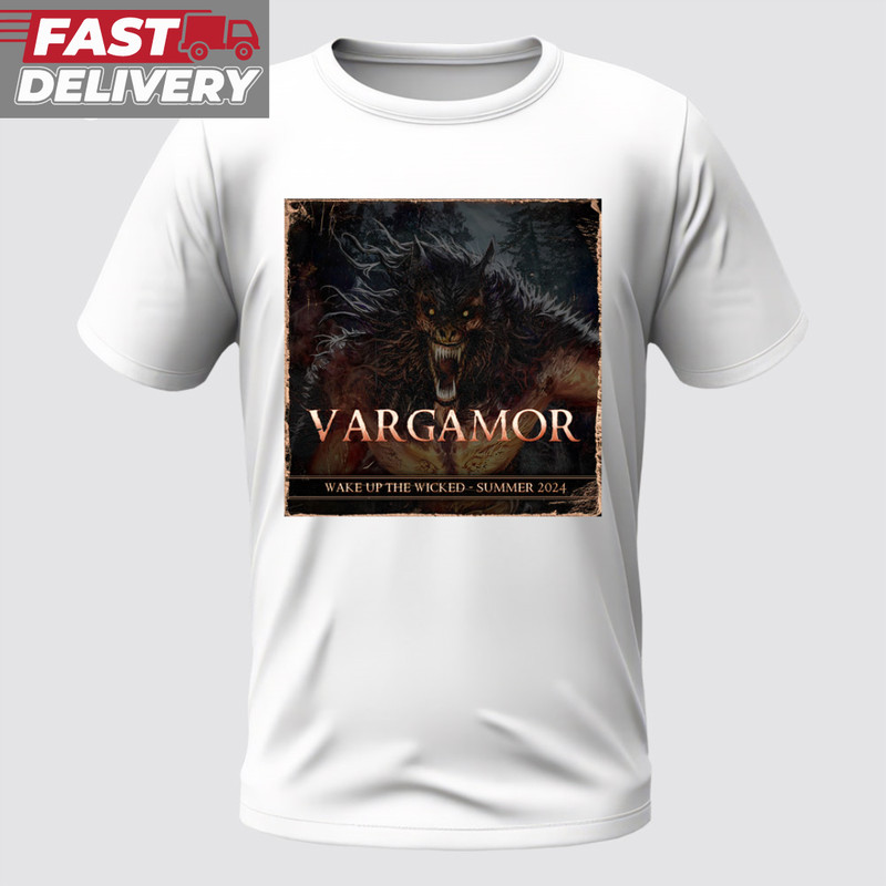 The song 'Vargamor' Wake Up The Wicked Summer Powerwolf Tour 2024 Unisex T-Shirt.jpg