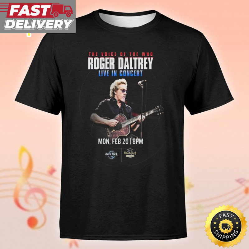 The Who Roger Daltrey Announces Uk Who Was I Tour 2023 Unisex Tshirt.jpg