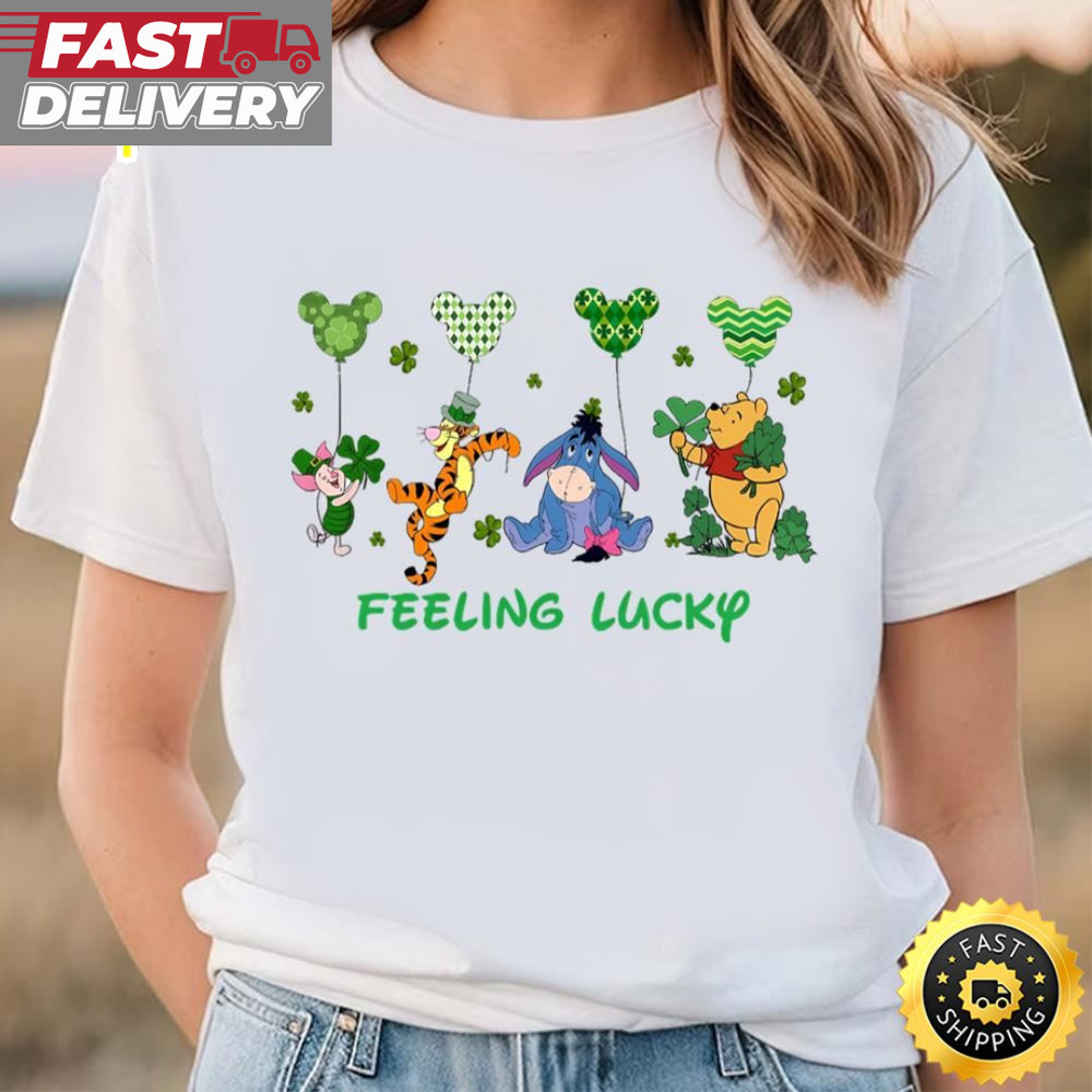 Winnie The Pooh And Friends Feeling Lucky Shirt.jpg