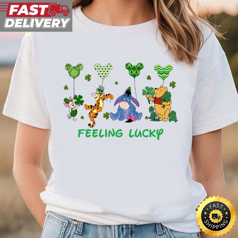 Winnie The Pooh And Friends Feeling Lucky Shirt.jpg