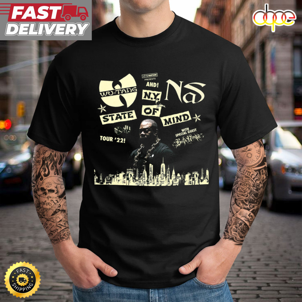 Wu-tang And Nas N.Y State Of Mind Tour 2022 Unisex T-shirt.jpg