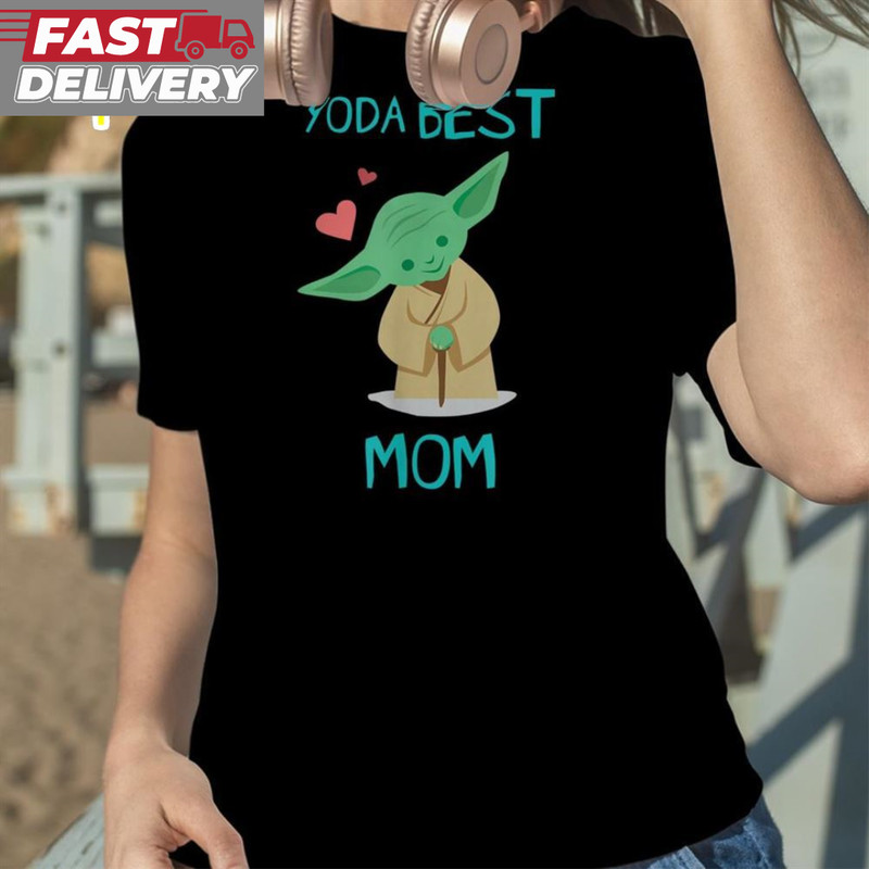 Yoda Best Mom Hearts Mother's Day T Shirt.jpg