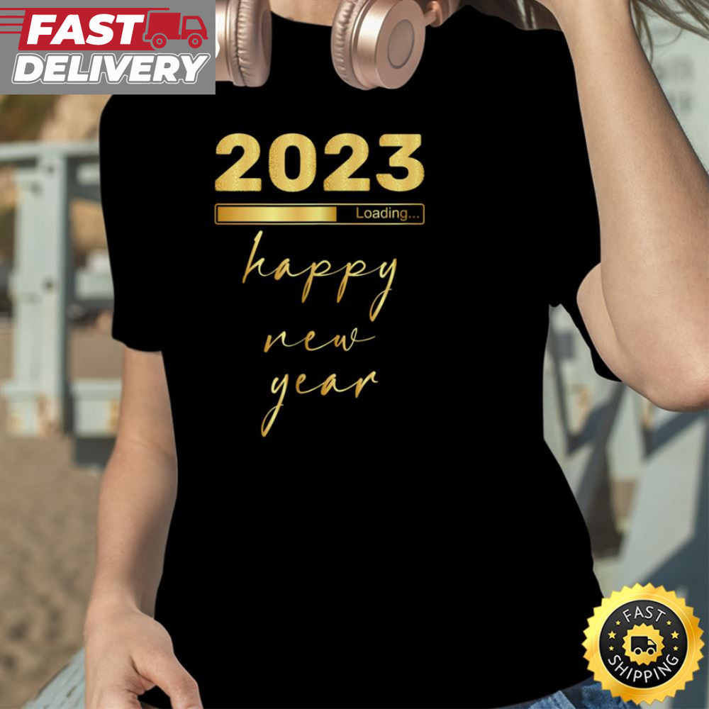 2023 Loading Happy New Year Unisex Basic T-shirt.jpg