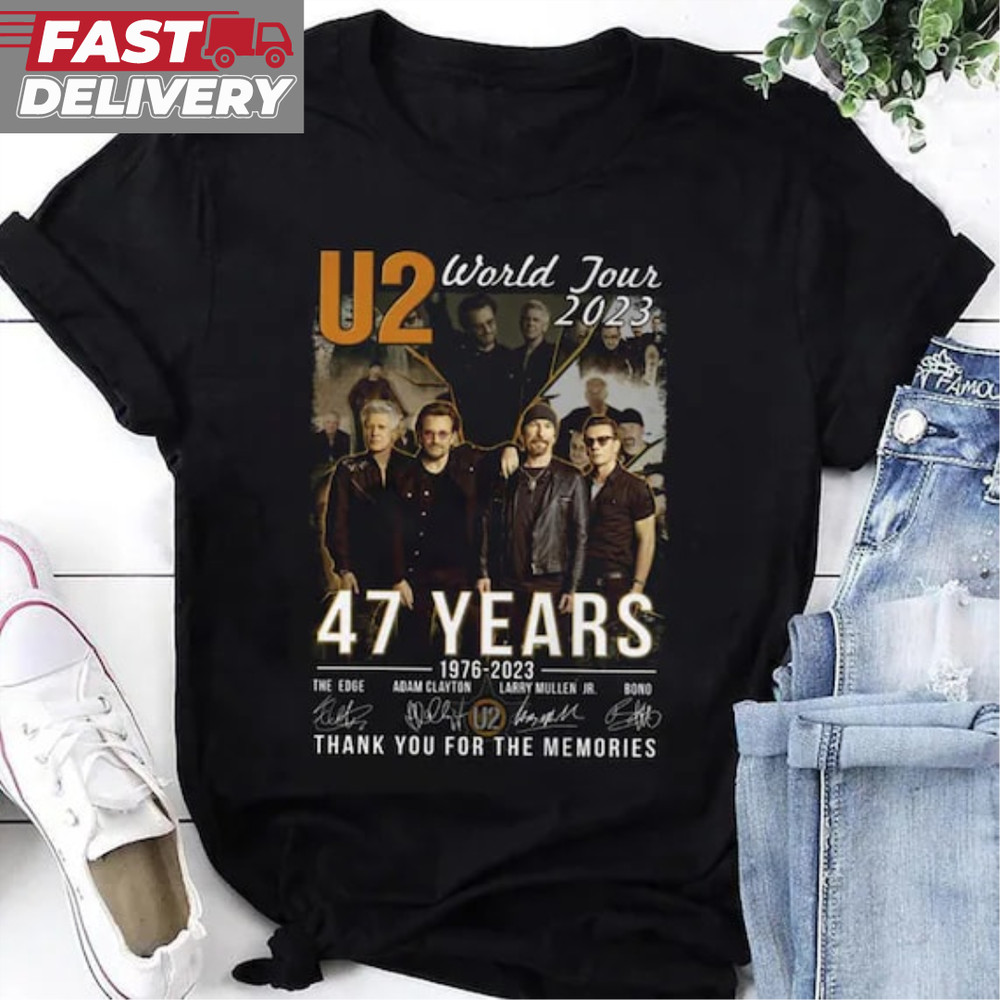 47 Years U2 Band Signature Shirt U2 Band Shirt Achtung Baby.jpg