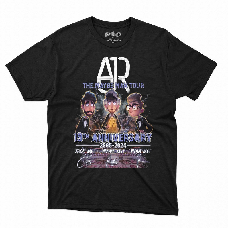 Ajr The Maybe Man Tour 19th Anniversary 2005-2024 Thank You For The Memories Shirt Sweatshirt Hoodie.jpg