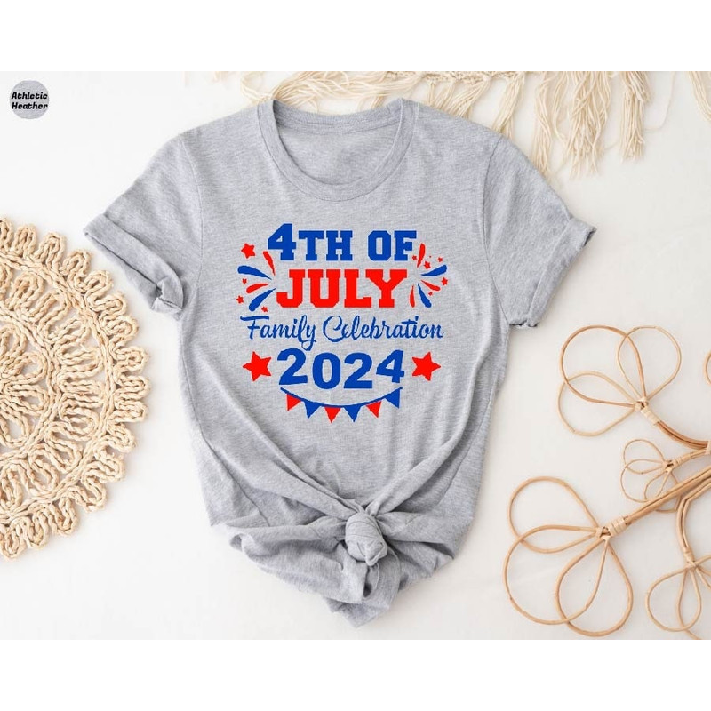 4th of July Family T-Shirt, 4th of July Celebration Shirt, 4th of July 2024 Family Reunion, All American Family Shirts, Fourth Of July Shirt.jpg