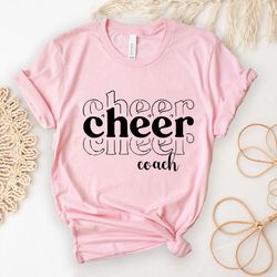 cheer coach t-shirt, coaching shirt