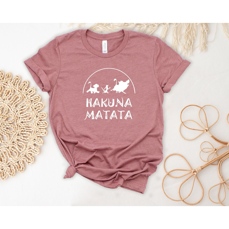 Hakuna Matata Shirt, Funny Family T-Shirt, Lion King Tshirt, Animal Kingdom Tees, Family Vacation Outfit, Trip Tops, Birthday Gifts, Toddler.jpg