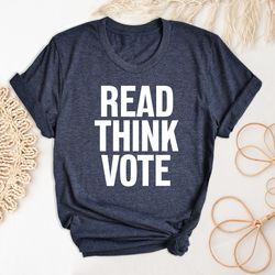 read think vote shirt, vote shirt 2024