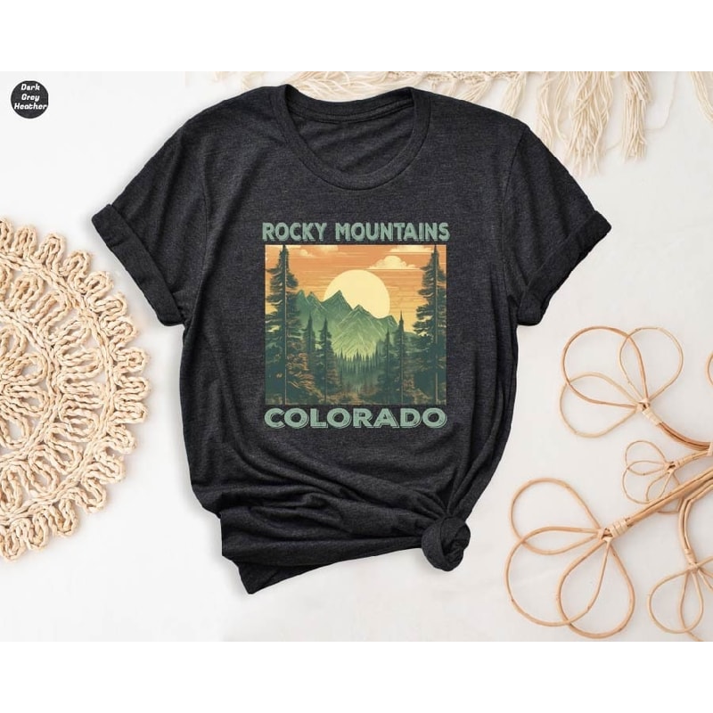 Rocky Mountain National Park T-Shirt, Colorado Tee, Colorado Trip Shirt, Rocky Mountain Shirt, Colorado Adventure T-Shirt, National Park Tee.jpg