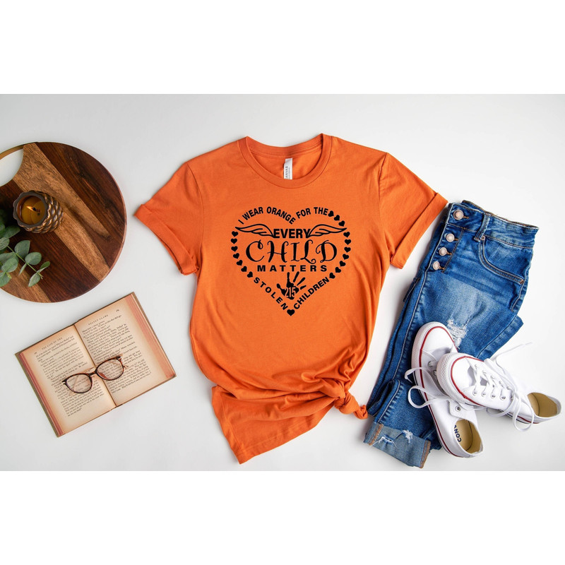 I Wear Orange For The 215 Stolen Children Shirt, Orange Day Shirt, Child Awareness, Save Children, Every Child Matters, Indigenous Awareness.jpg