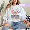 Auntie Bunny Easter Sweatshirt, Cute Easter Shirt, Women's Easter Shirt, Aunt Shirt Gift, Auntie Gift, Family Easter Shirt, Matching Sweater.jpg