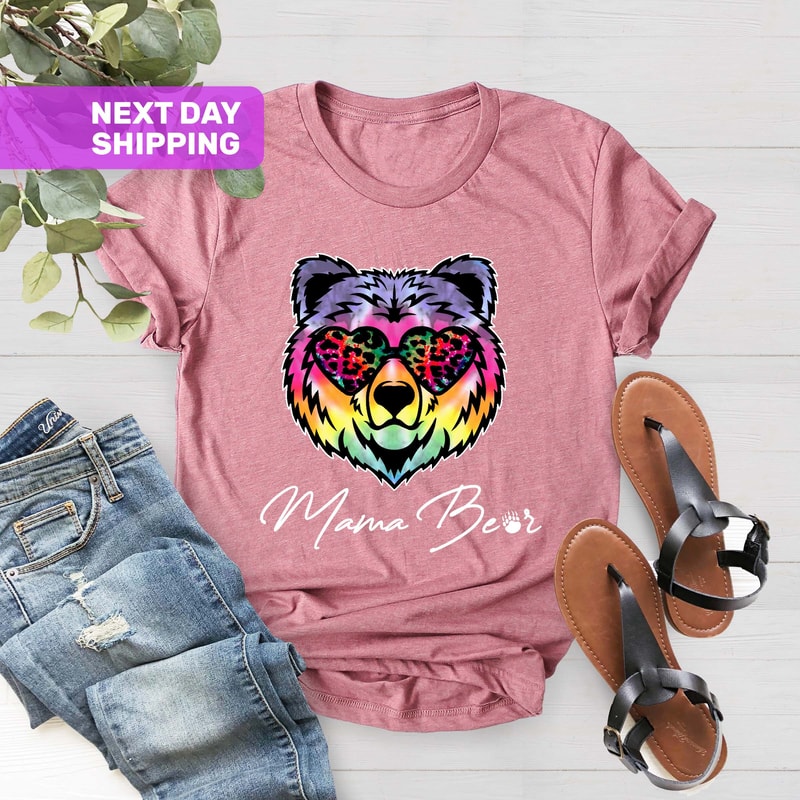 Mama Bear Shirt, Mama Bear Gift, Bear Shirt, Mama Bear Gift, Animal Nature Lover Shirt, Cute Mama Bear Shirt, Mama Bear Tshirt, Mom Life.jpg