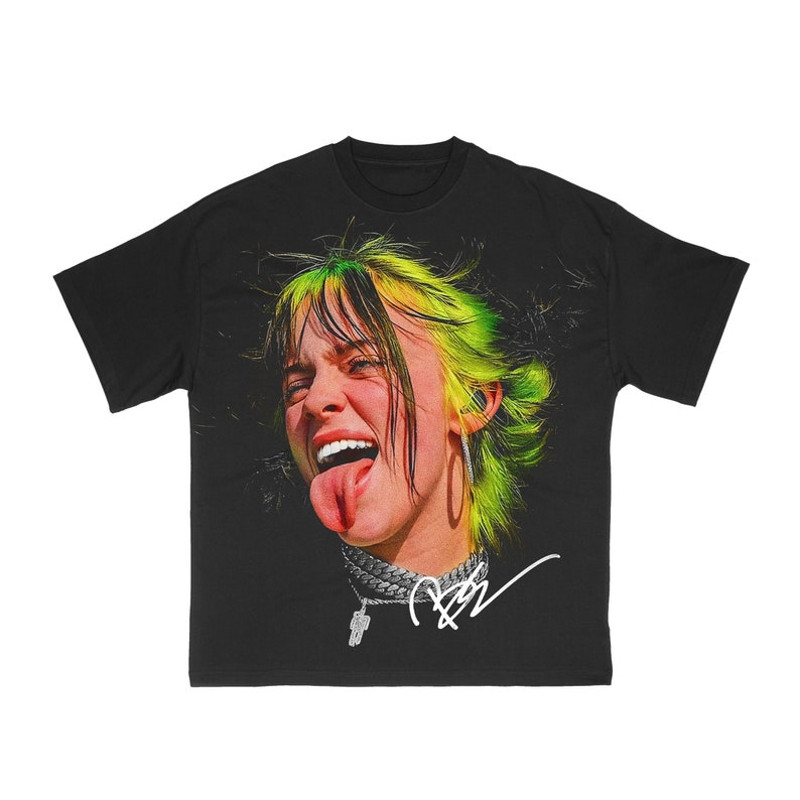 Billie Eilish Shirt, Vintage Rap Tee, Y2K Big Face Graphic Tee, Young Thug, Travis Scott, Olivia Rodrigo Summer Walker Dua Lipa Lana Del Rey1.jpg