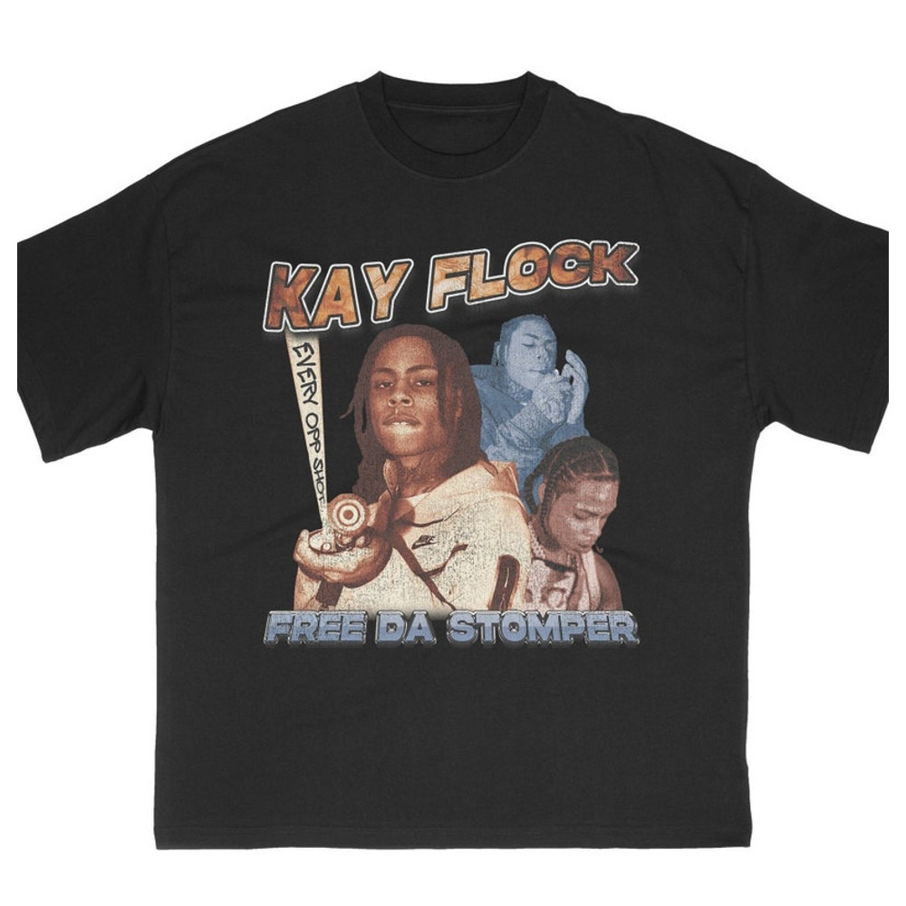 Free Kay Flock T-shirt, Graphic Tee, Fan Art, Trendy, Streetwear, Urban, Pop Culture, Y2K, 2000s, Nostalgia, Retro, Vintage, Unisex2.jpg