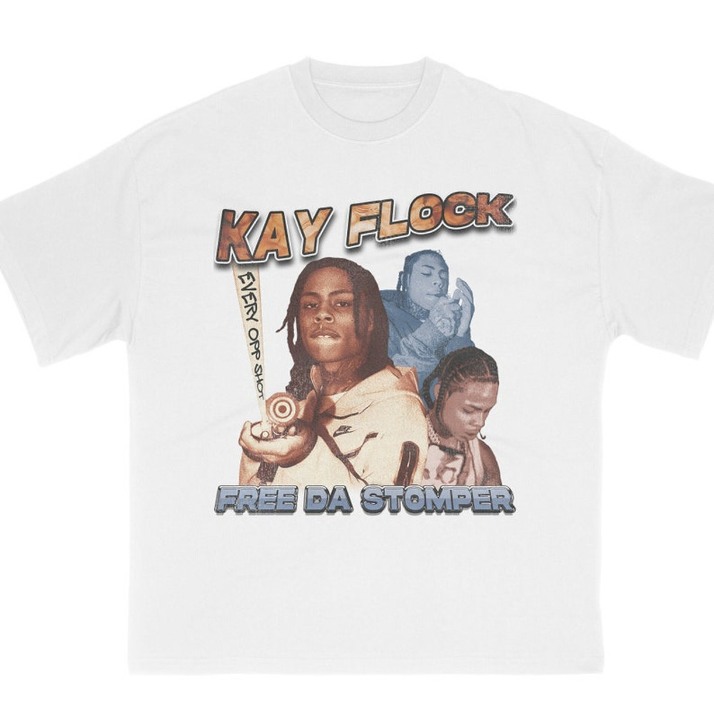 Free Kay Flock T-shirt, Graphic Tee, Fan Art, Trendy, Streetwear, Urban, Pop Culture, Y2K, 2000s, Nostalgia, Retro, Vintage, Unisex3.jpg