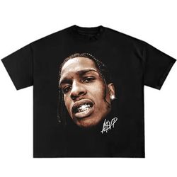 vintage asap rocky shirt, asap rocky tshirt, asap rocky t-shirt, merch tour hip hop rap tee t shirt