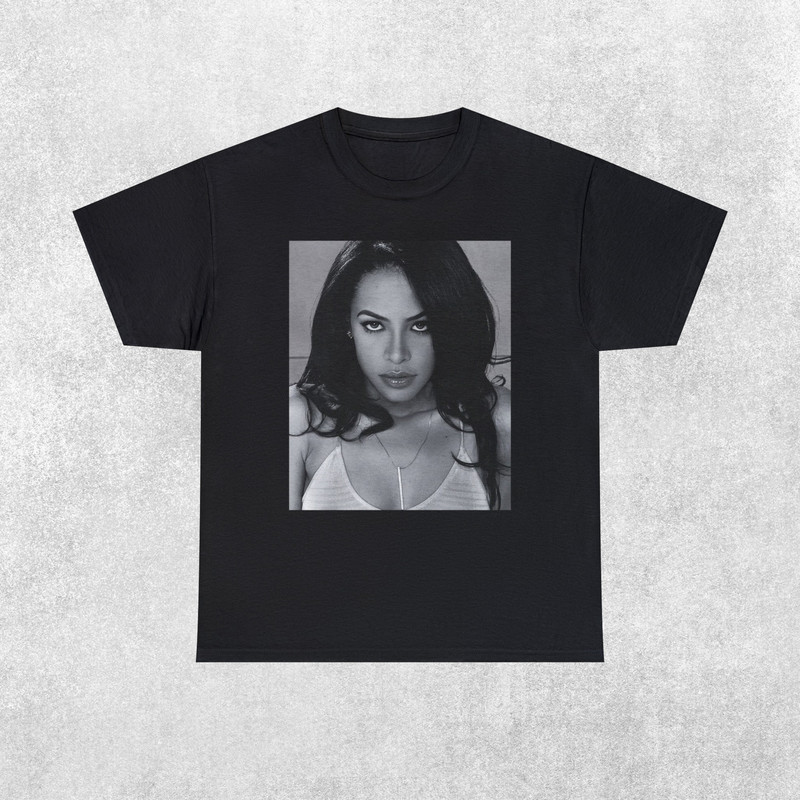 90's Hip Hop T-shirt  Aaliyah Tee  Old School  Rap  Adult Size  Unisex Cotton Tee.jpg