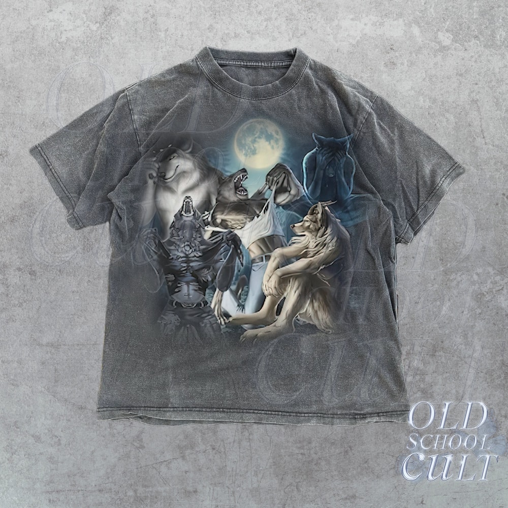 Alpha Wolf Vintage 90s T-Shirt, Retro Meme Tee, Grunge Clothing Aesthetic, Emo Silly Animal Graphic Shirt, Alpha Wolf Shirt, Washed Shirt.jpg