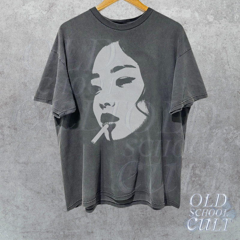 Blondie Y2k T-Shirt, Vintage 90s Style Shirt, Cute Soft Distressed Tee, Unisex Oversized Washed Y2k Shirt, Gothic Baggy shirt, Gothic Gifts.jpg