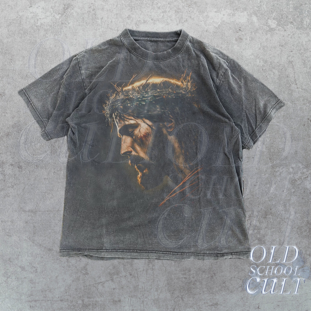 Jesus Vintage 90s Graphic Shirt, Jesus Shirt, Easter Shirt, Christian Easter Shirt, Retro Halftone Graphic Shirt, He Has Rizzen,Unisex Shirt.jpg