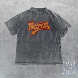 retro hottie flame t-shirt, y2k unisex graphic shirt