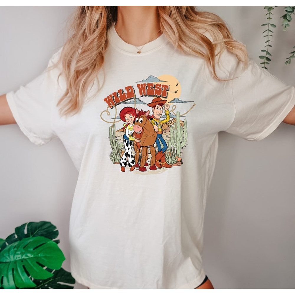 Comfort Colors Wild West Shirt T Shirt, Friends Shirt, Disney Toy Story Jessie And Woody Shirt, Unisex Shirt, Cowgirl Shirt, toy story merch1.jpg