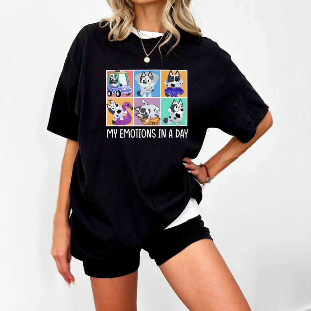 My Emotions In A Day, Muffin Shirt, Muffin Emotions Shirt, Toddler Shirt, Family Matching Shirts, Cute Muffin Shirt, Funny Shirt, Dog Shirt1.jpg