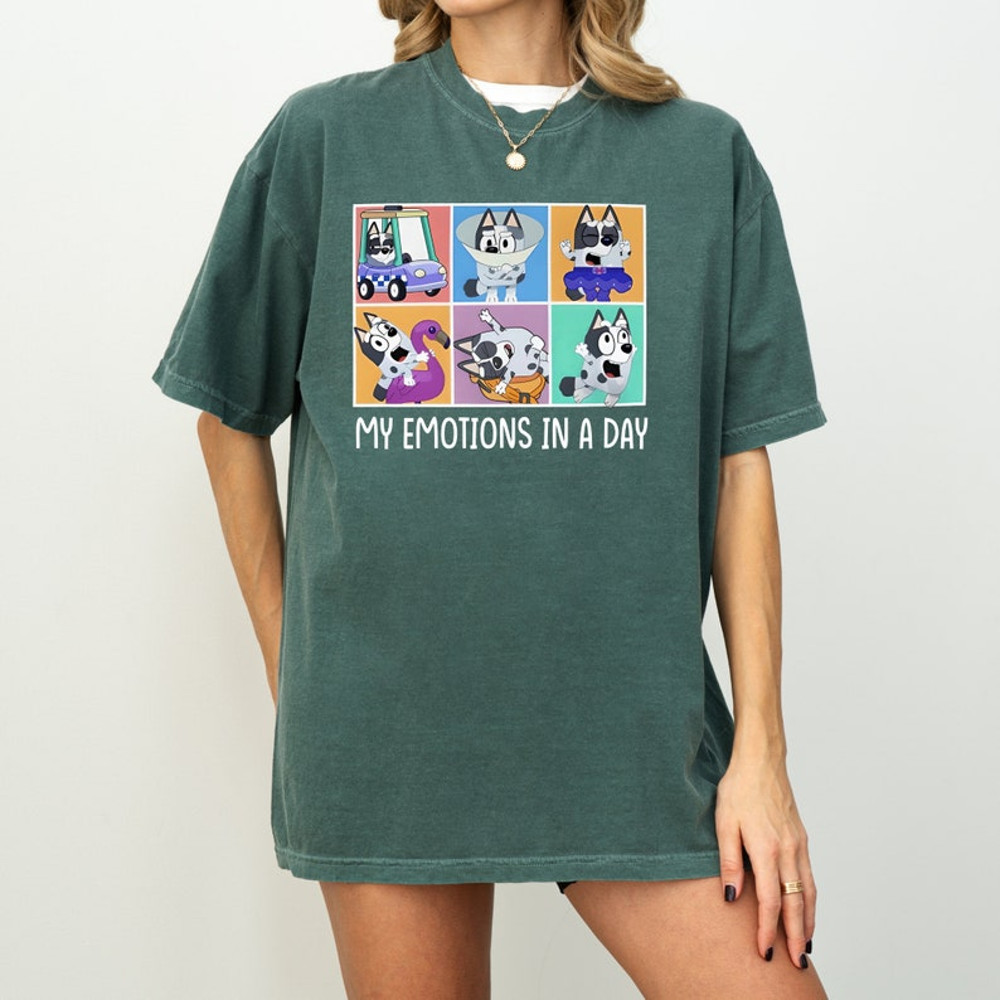 My Emotions In A Day, Muffin Shirt, Muffin Emotions Shirt, Toddler Shirt, Family Matching Shirts, Cute Muffin Shirt, Funny Shirt, Dog Shirt2.jpg