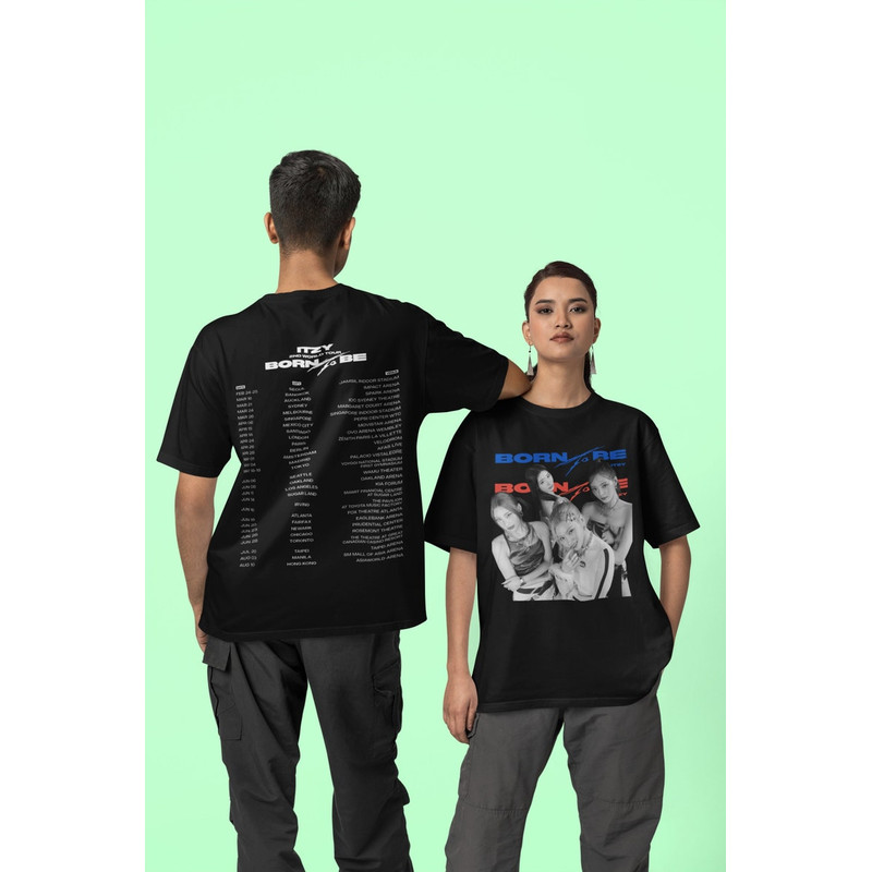 ITZY Born to Be shirt 2nd World Concert Tour hoodie Kpop outfit fan-made Sweatshirt Unisex Gift for Her Midzy Friend Gift for Mom1.jpg